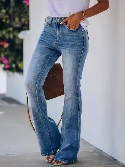 Snygga jeans med sneda fickor,  jeans och damkläder